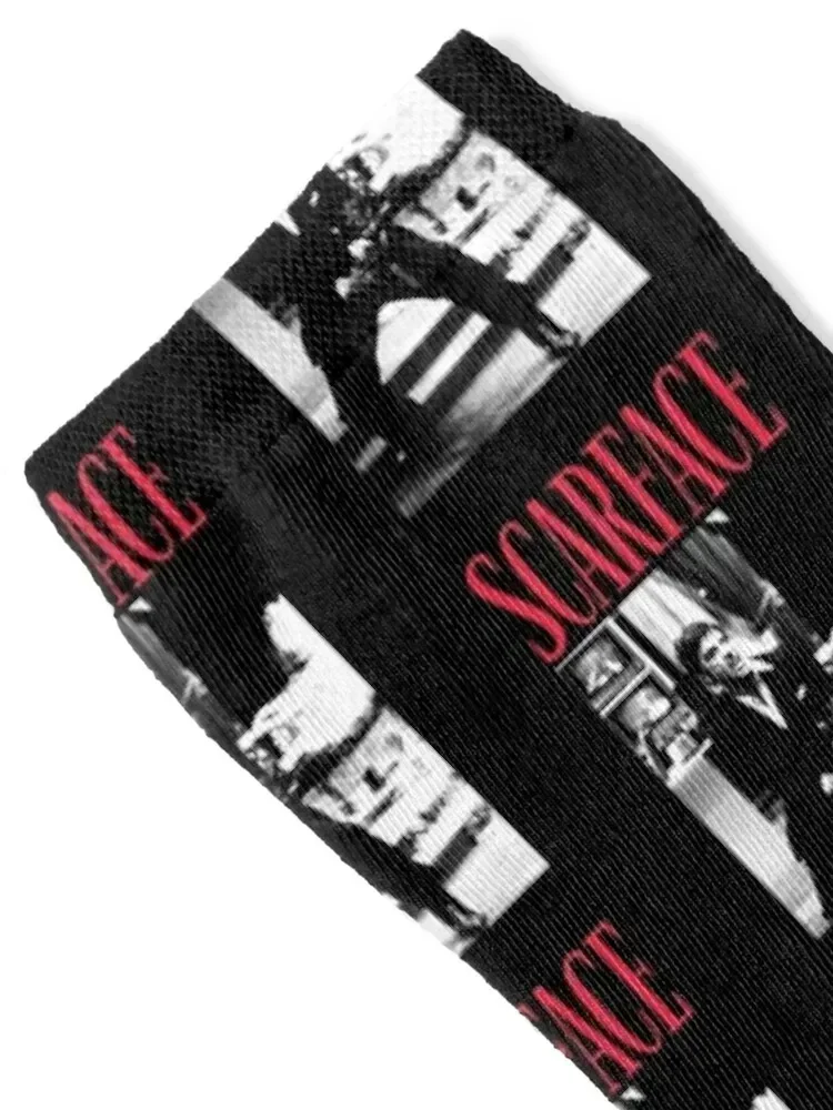 Scarface movie retro Socks new year anti slip football christmas gift Socks Man Women's