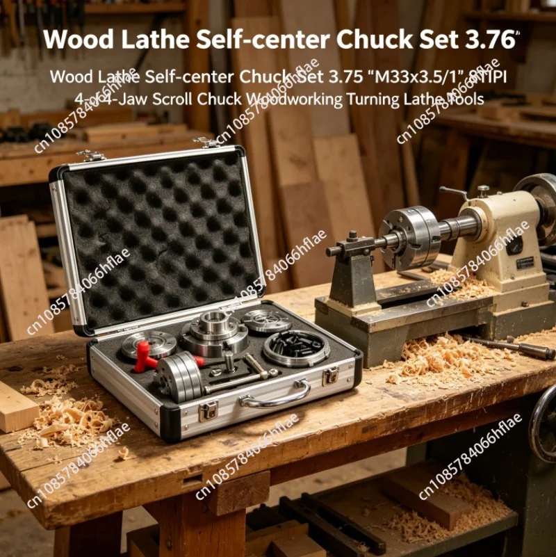 4-Jaw Scroll Self-center Chuck 3.75