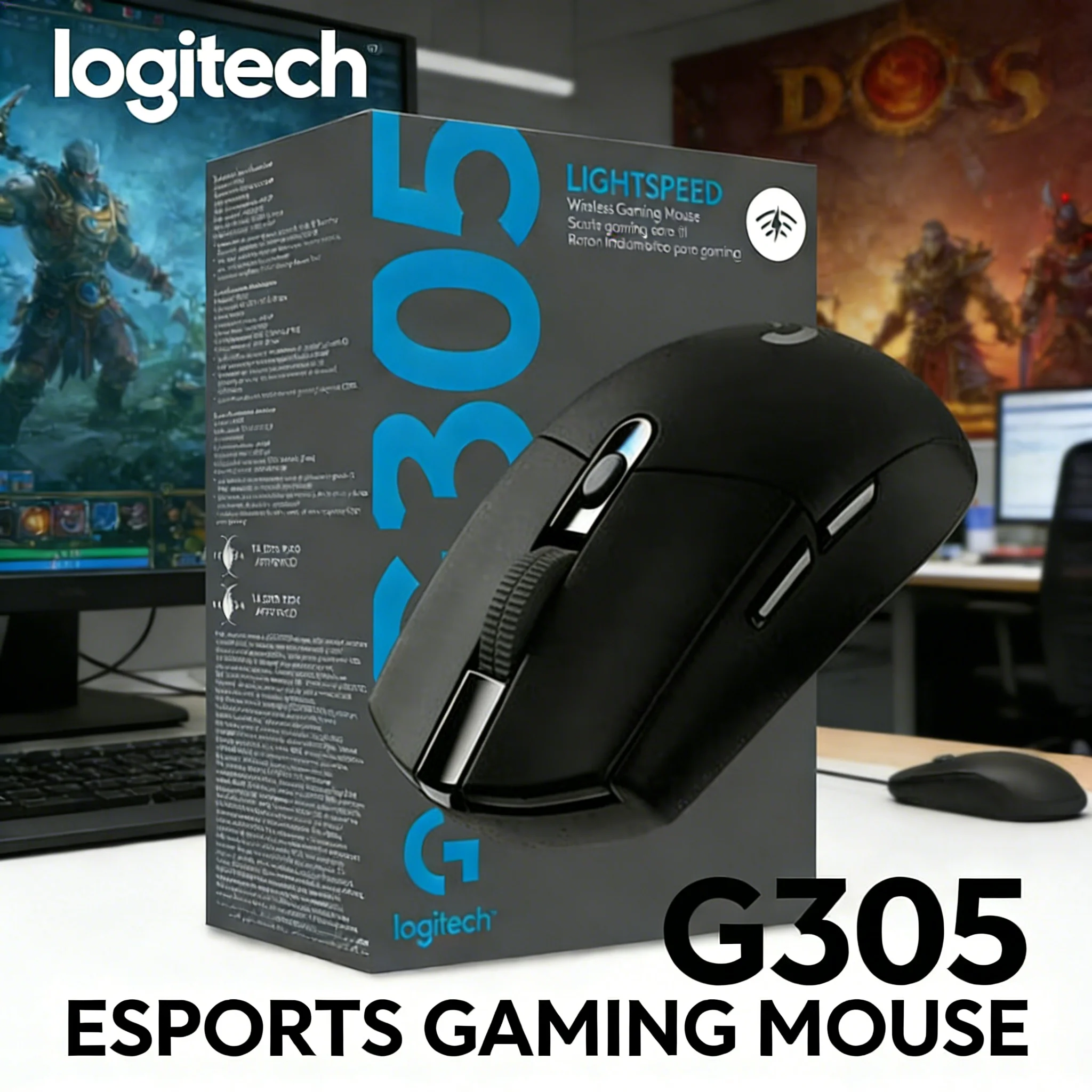 

Logitech G304/G305 Wireless Mouse - Cost-Effective with Programmable Buttons Reduces Wrist Fatigue JD Discount