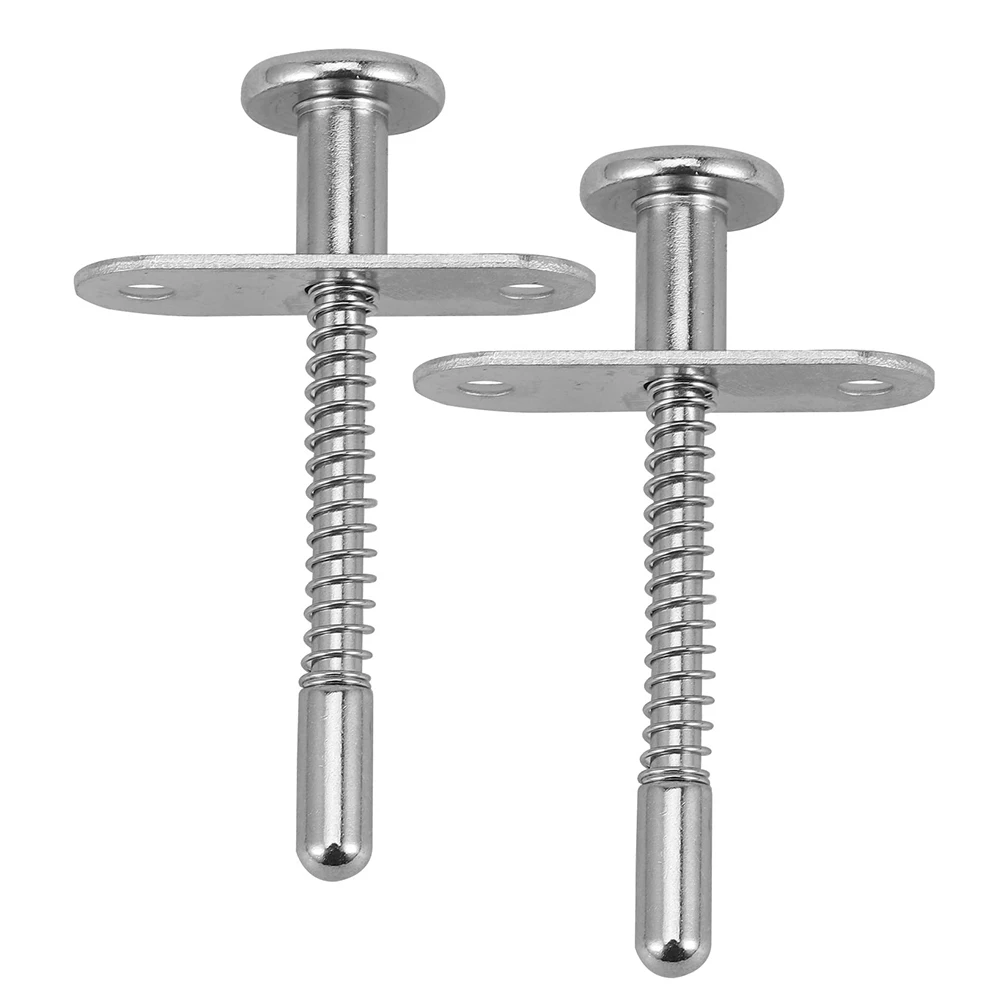 

2Pcs Spring Loaded Plunger Latch Heavy Duty Crib Parts Bed Fastening Fitting Baby Cot Component Spring Bolt Adjustable