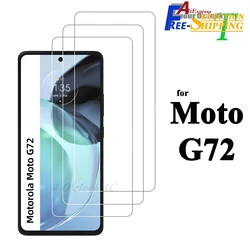 For Motorola Moto G72 Tempered Glass Screen Protector Crystal 9H Protective HD Clear Scratch Resistant