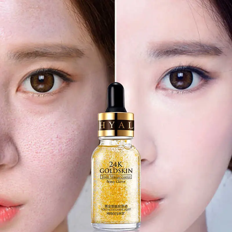 

24K Gold Niacinamide Solution 30ml Gentle Care Skin Hydrating Moisturizing Skin Care Products