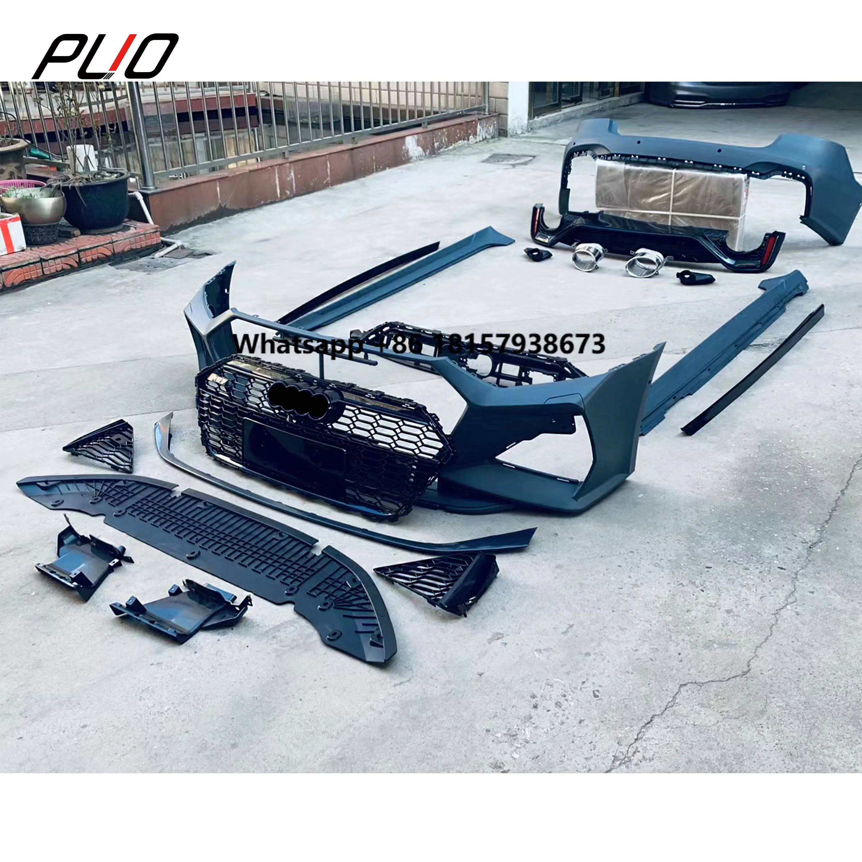 

Body Kit for A7 2019-2021 Upgrade RS7 New Model Front Bumper Rear Bumper Side Skirts