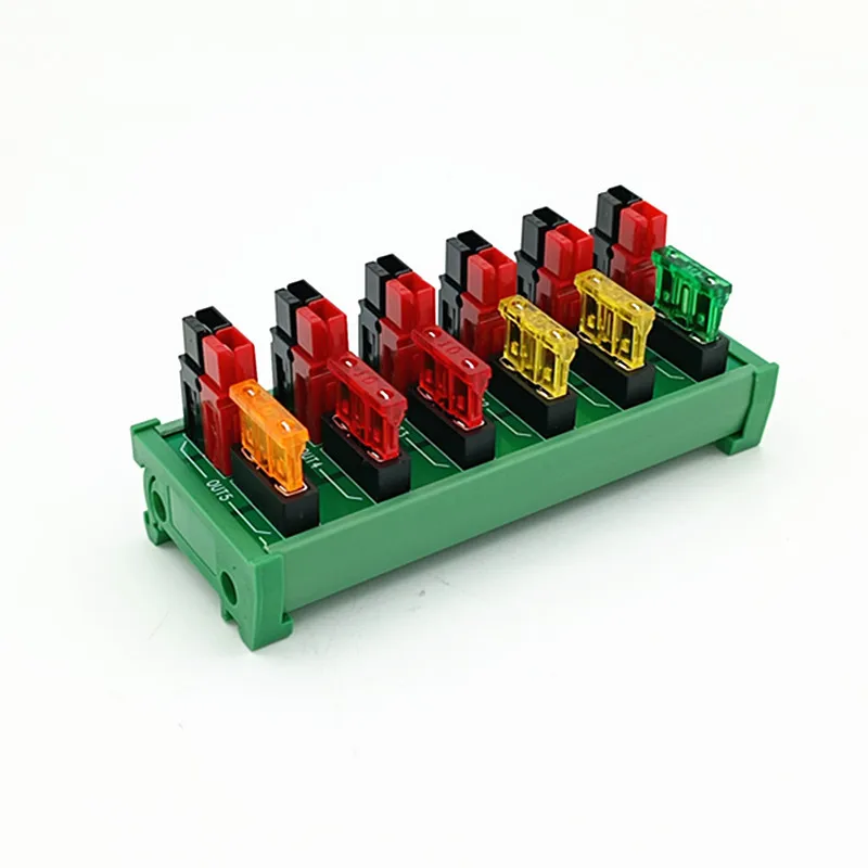 

PS-5 DIN Rail Mounting 6-Port Power Splitter Anderson Connector Distributor DC36V 45A.