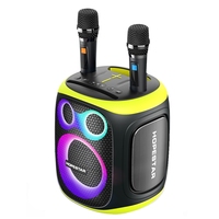Portable Hardness HOPESTAR PARTY130 120W Subwoofer Kara Party Wireless Speaker with Dual Microphones