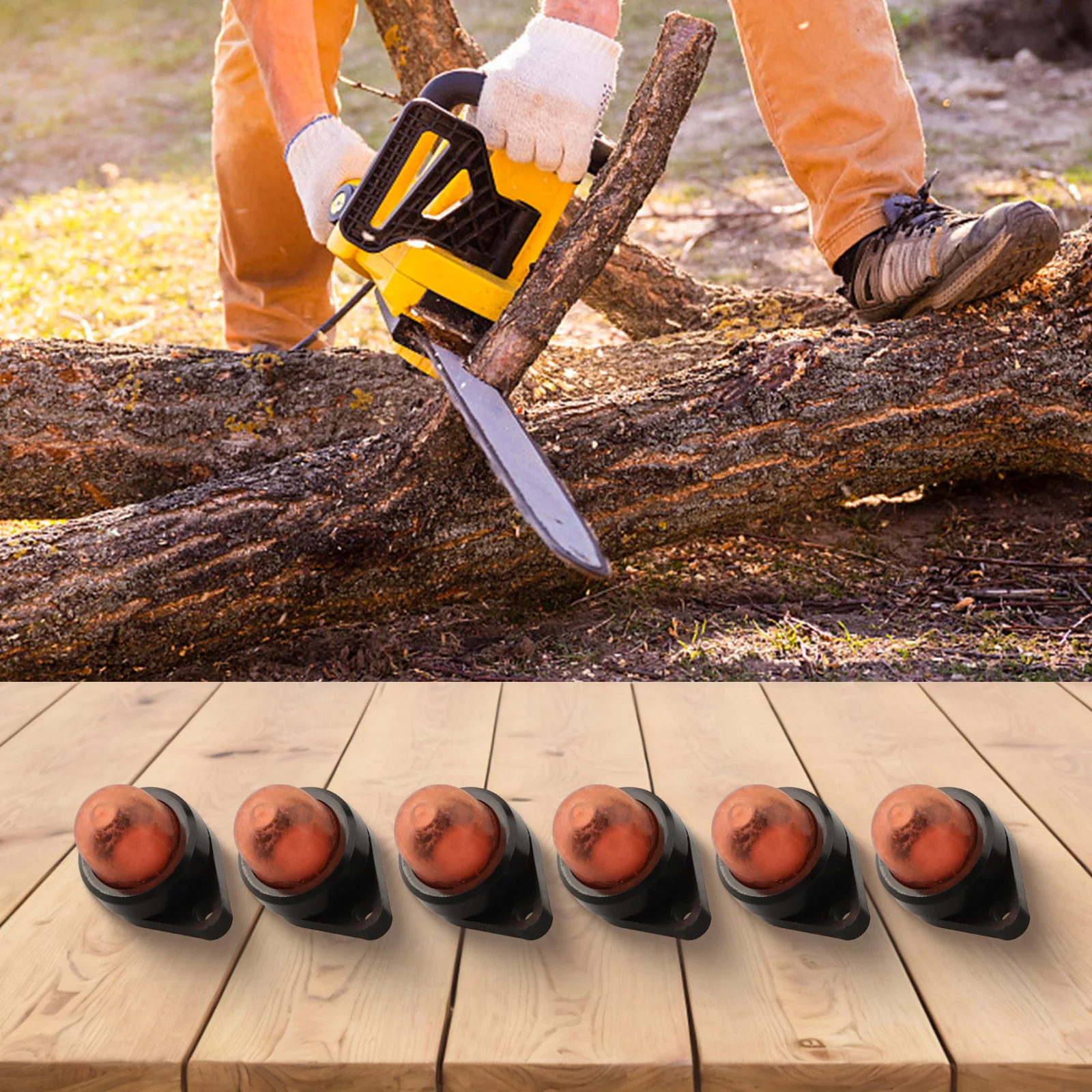 Outdoor Equipment Maintenance Chainsaw Parts Fuel Priming Chainsaw Parts As Shown Versatile Compatibility Efficient Performance