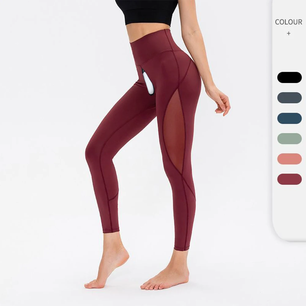 

Extended Zipper Women Workout Leggings Tummy Control High Waist Sports Gym Yoga Pants