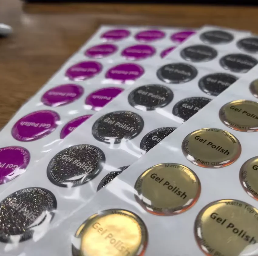 

High quality customized 3D epoxy resin dome sticker waterproof full-color printing adhesive sticker label