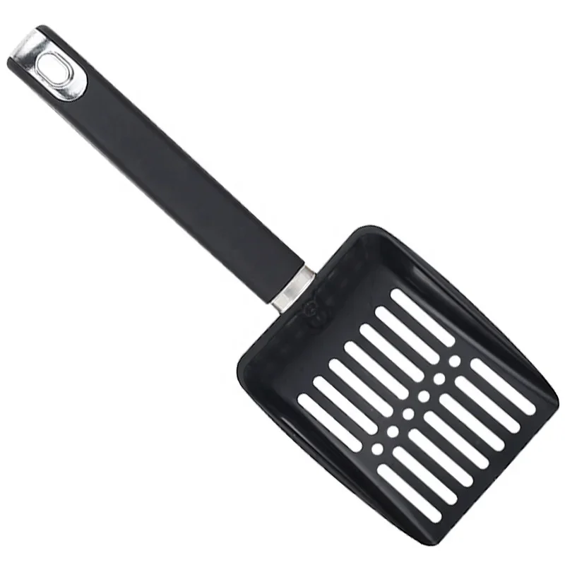 

l # long Handle pet cleaning tool stainless steel cat litter scoop cat sand shovel