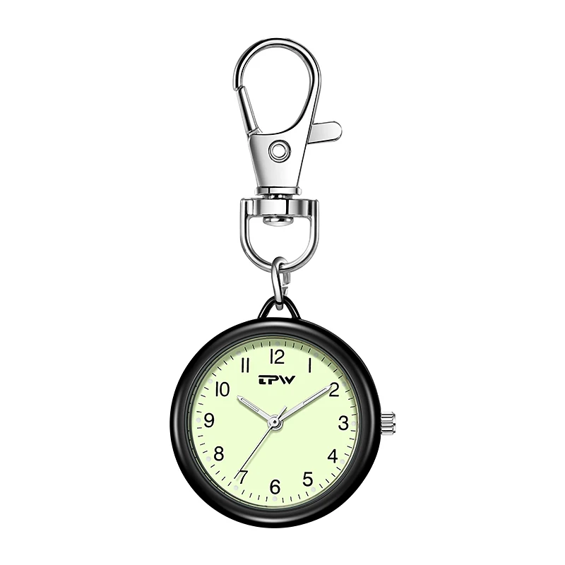 ساعات الجيب TPW ممرضة ساعة الجيب مع كيرينغ الأرقام العربية الأطباء طالب كوارتز ساعة خمر ووتش