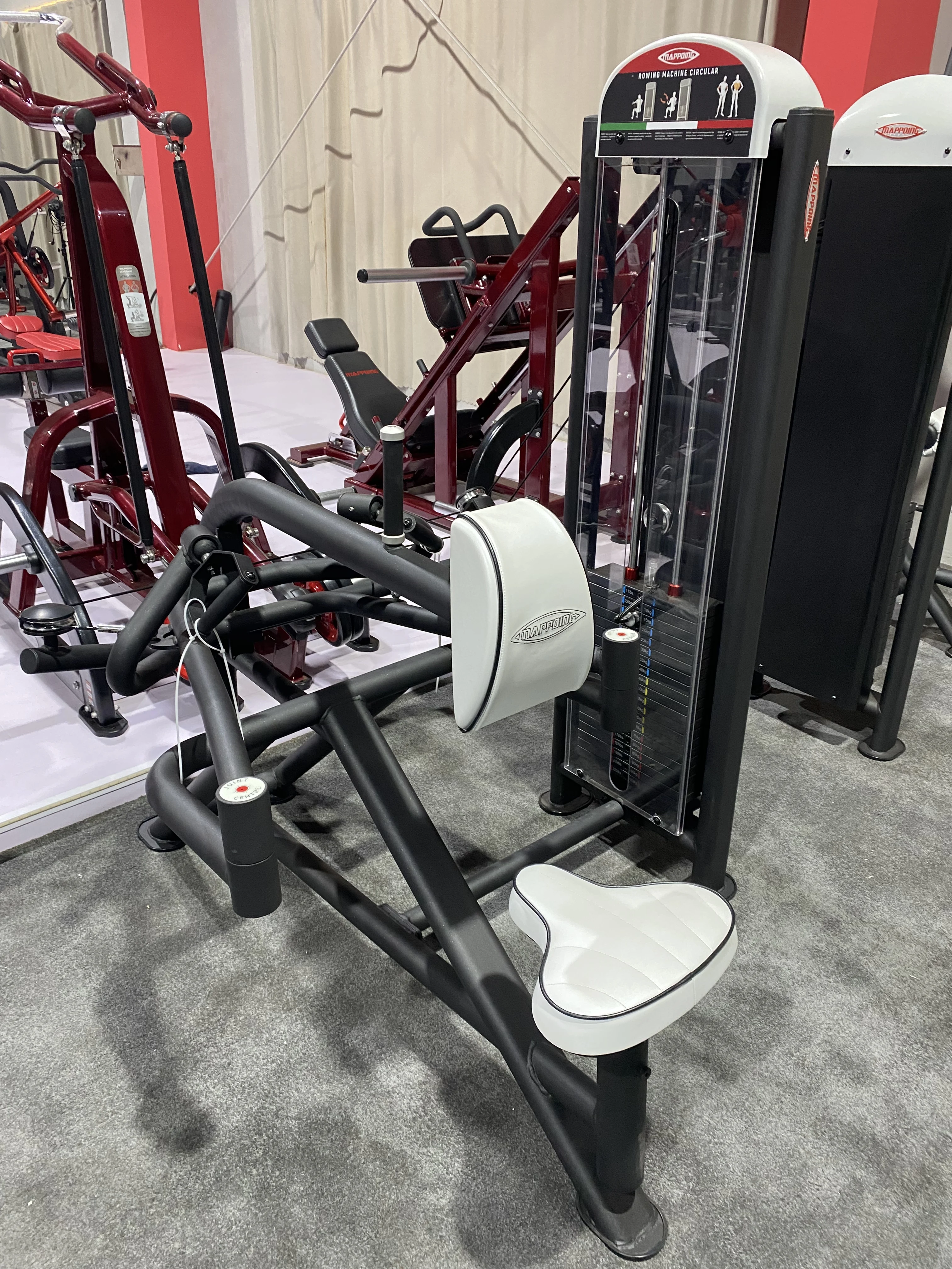 Heavy-Duty Adjustable Steel Arm Rowing Machine Commercial Back Exercise Trainer 2025