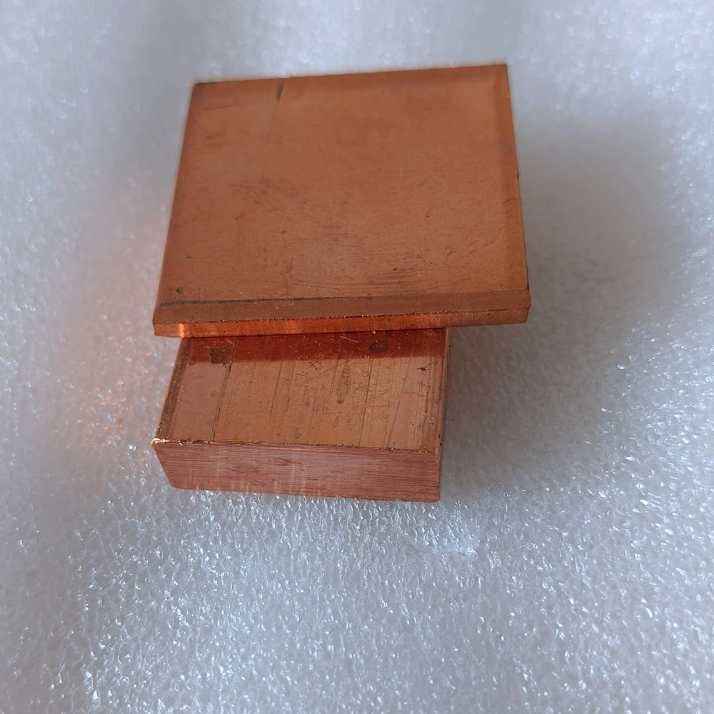 

40*40*1mm/3mm/5mm Computer PC Laptop Notebook Red Copper Heatsink Heat Conduction Cooler Cooling Plate Block,Customized Size