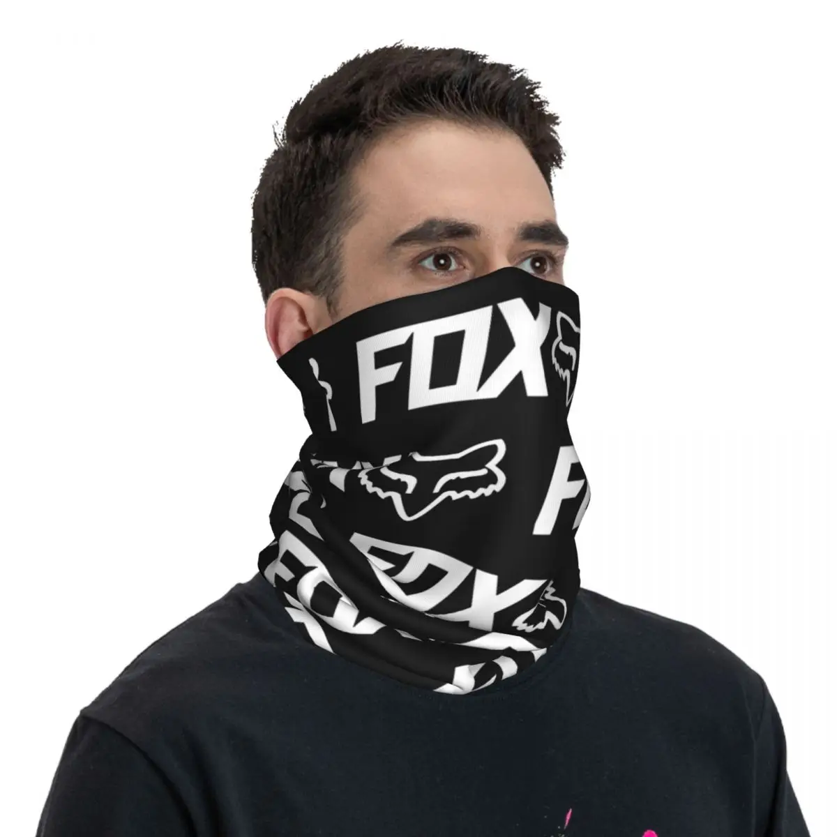 F-x Racing Motor Bandana de Motocross para adultos, polaina de cuello estampada, pasamontañas, bufanda facial, diadema multifuncional, pesca, a prueba de viento