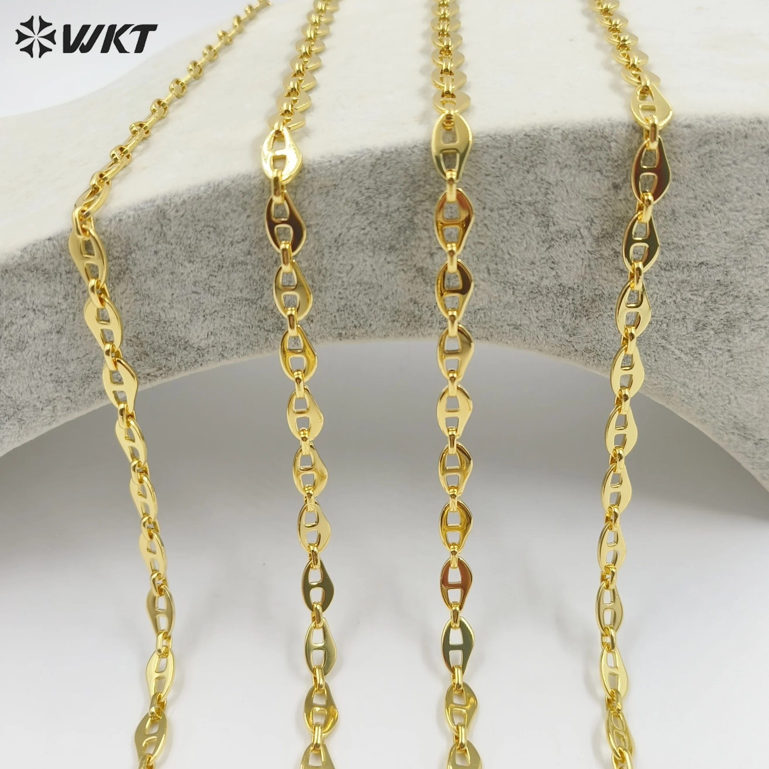 WT-BC223 Lastely Populare  Exquisite Design  Chain  With 18K Real  Gold Plated For Women Daily Find Decoration