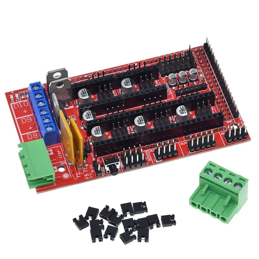 TZT 1pcs RAMPS 1.4 3D printer control panel printer Control Reprap MendelPrusa for Arduino