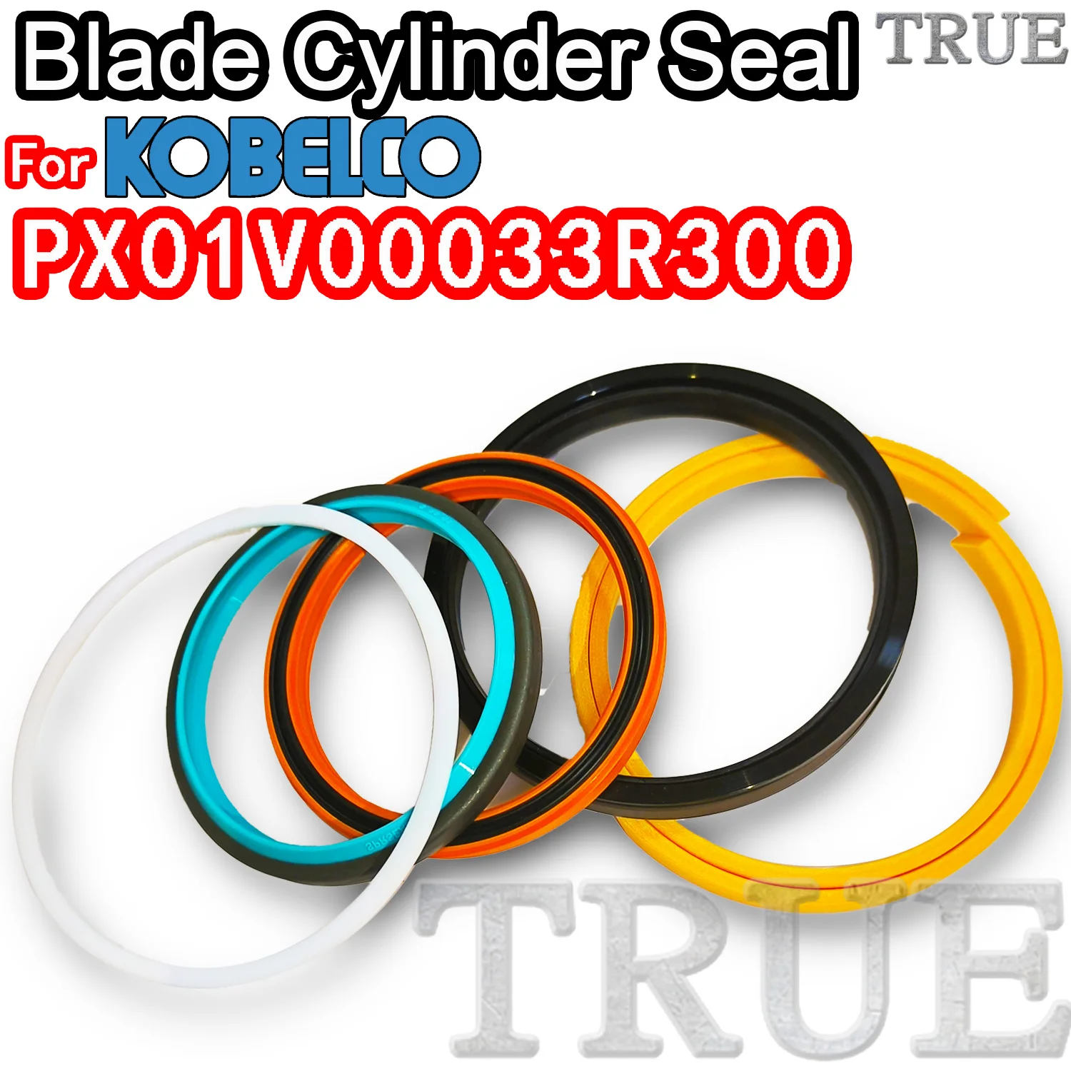 For KOBELCO PX01V00033R300 SK30SR-2 SK35SR-2 SK30SR-3 Blade Excavator Oil Seals Kit Repair Replacement Dust Bushing FKM O-ring