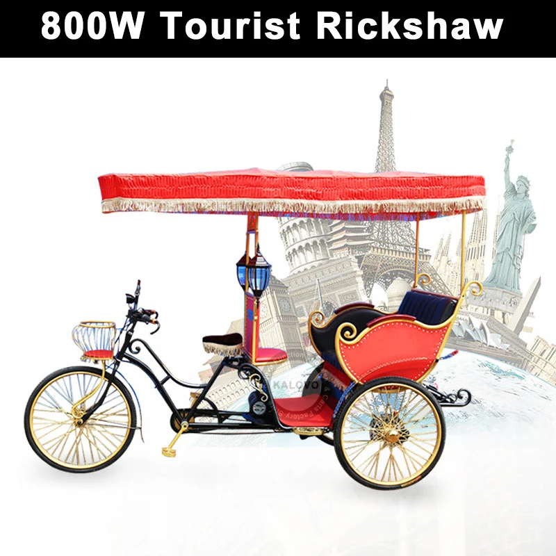 Rickshaw Tricycle 3 Wheels Bike Pedicab Rickshaw Manufacturer Tricycle For Passenger Cargo