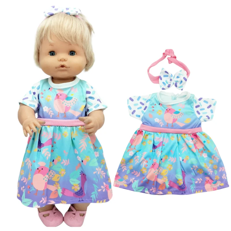 40cm Baby Doll Rompers  for 42cm Nenuco Unicorn Suit Ropa Y Su Hermanita Doll Clothes Accessories