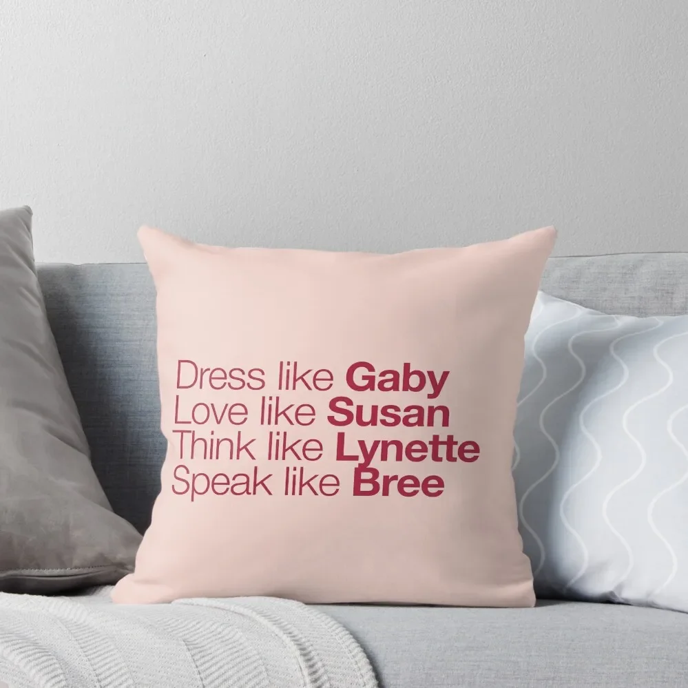 Desperate Housewives ( Red Peach ) Throw Throw Pillow Sofa Cushions Cover Sofa Covers For Living Room pillow