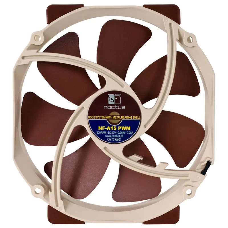 

Noctua NF-A15 PWM SSO2 Magnetic Stable Bearing 15cm U14S Fan Adopt AAO Frame Aerodynamic Design 140mmx150mmx25mm Fan Case Fan