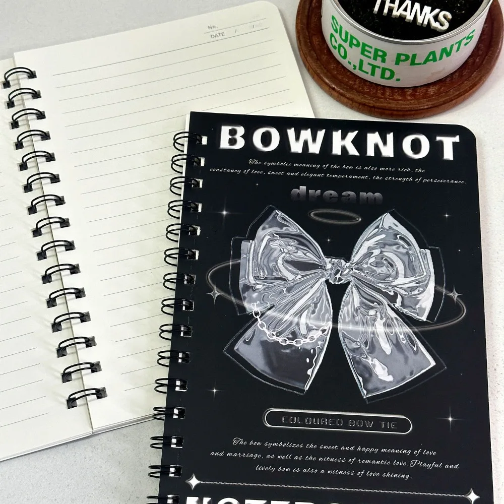 A5 bloco de notas bobina notapad y2k vintage estilo americano a5 caderno linha horizontal ins estilo americano notebook acessórios de escritório