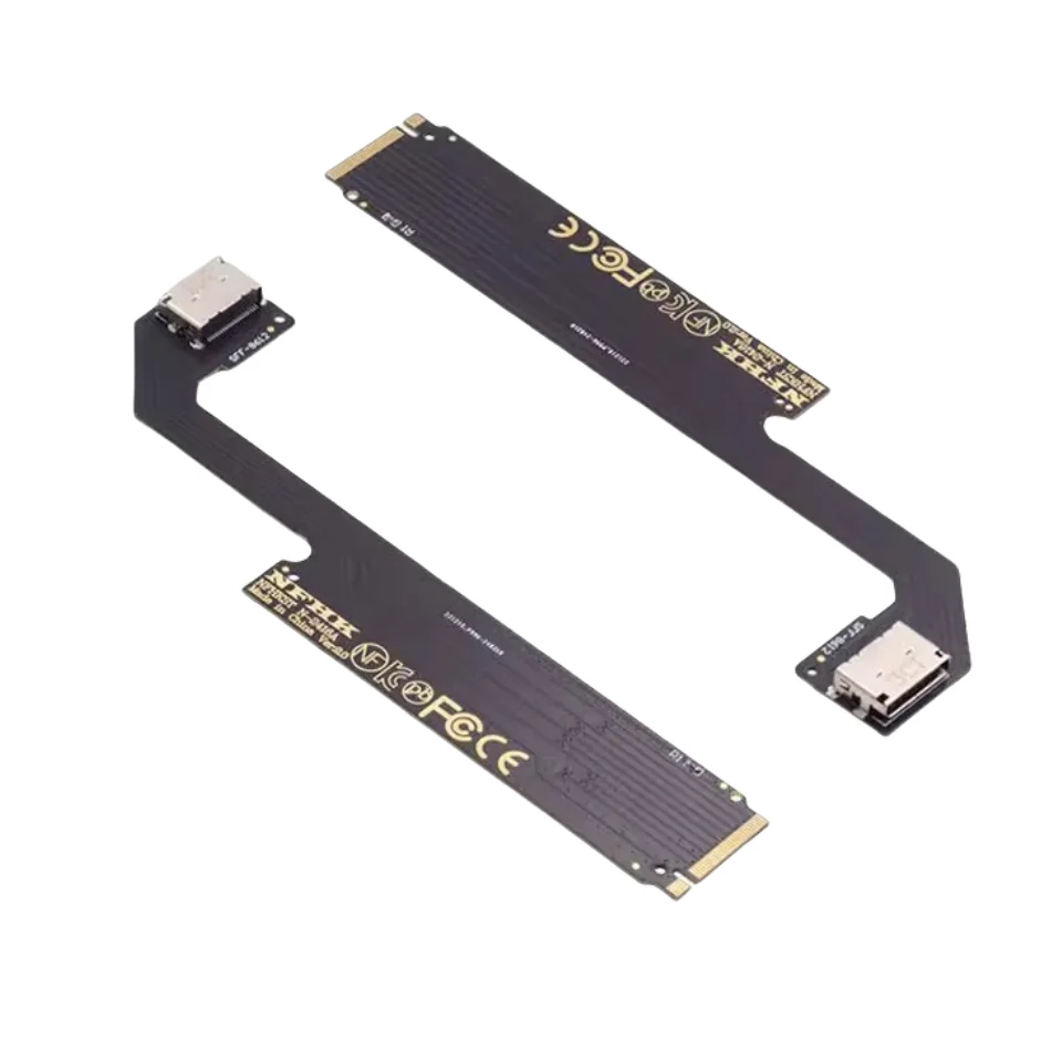 2025 NEW Supports AMD8845 ThinkBook 14+ 16+ NVMe M.2 To Oculink SFF8612 EGPU External Graphics Card Adapter