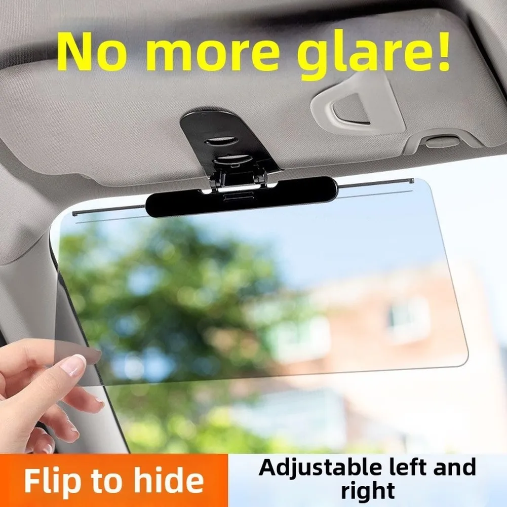Clip On Sun Visor Extension for Auto Applications Delivers Added Protection From Direct and Refracted Sunlight Exposure