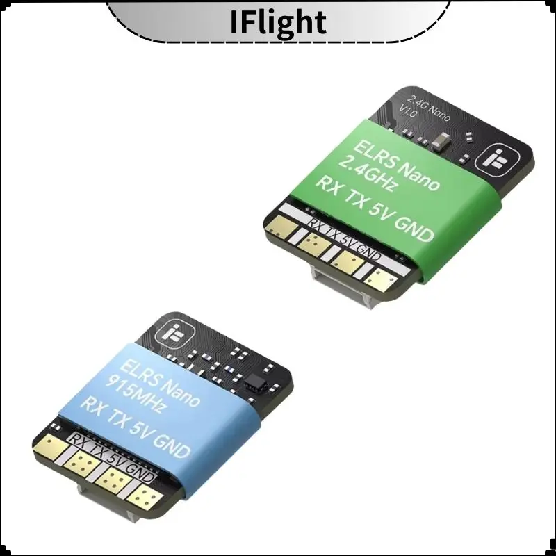 

iFlight ExpressLRS ELRS Nano 915 МГц/ELRS 2,4G приемник 70 мм/40 мм антенна двухдиапазонная антенна для RC FPV гоночного дрона