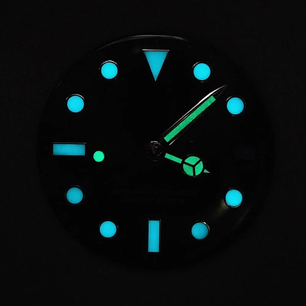 40mm NH35 Case Dial Hands Sapphire Glass Calendar for Yachtmaster SUB NH35 NH36 Movement Watch Accessories MOD Parts