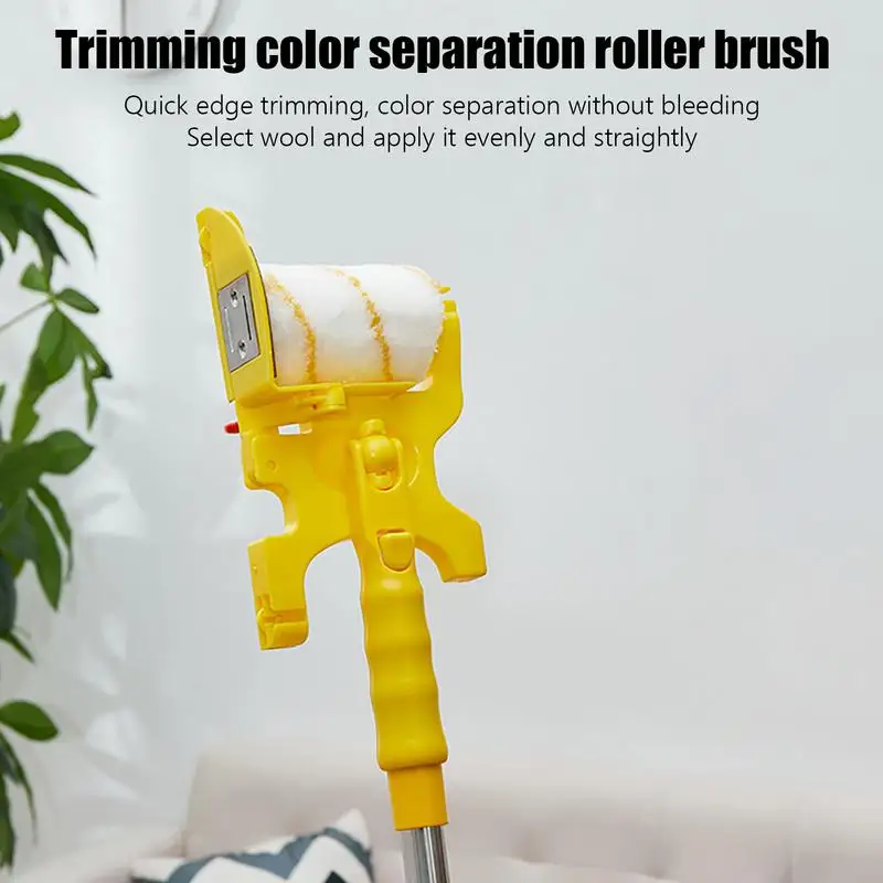 Wall Paint Roller Portable Large Long Roller Set With Extension Pole Painting Tools With Detachable Handle Threaded Extendable