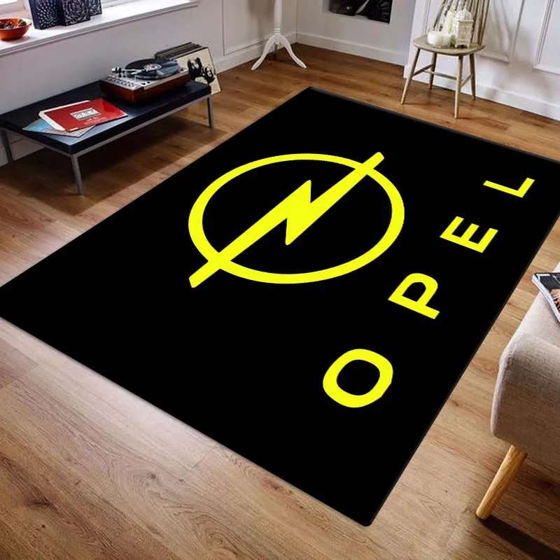 OPEL LOGO Carpets and rugs Fashion Car printing Living room Bedroom Large area soft Carpet Home Children\'s room floor Mat