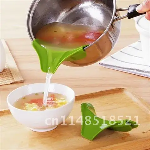 

Silicone Kitchen Pour Spout Slip Anti-spill Slip On Pour Spout Free For Pots Pans And Bowls And Jars Pot Clips Tool Kitchen Tool