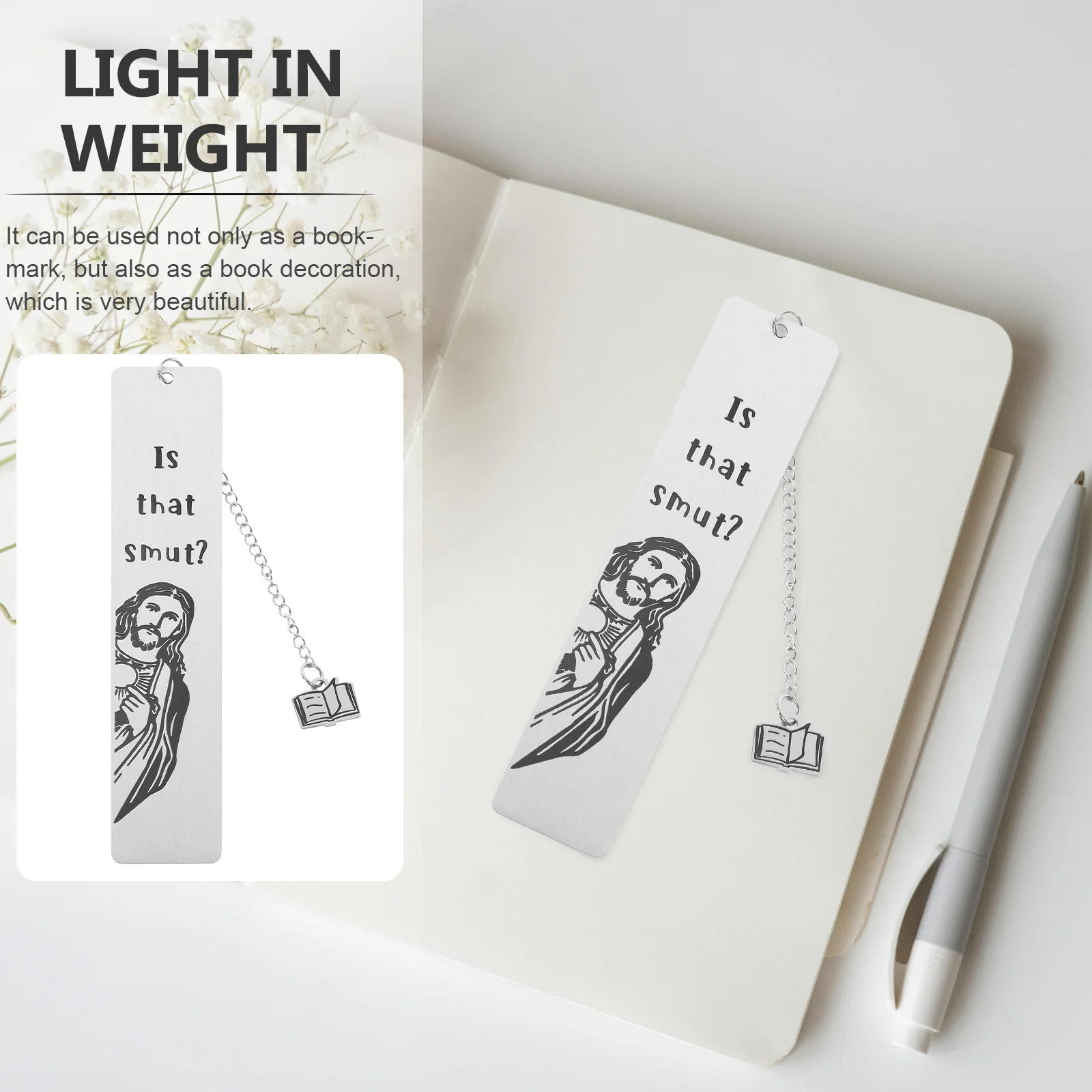 Interesting Literary Bookmarks for Lovers Adornments Metal Marker Taste Gifts Read Titanium Steel Student