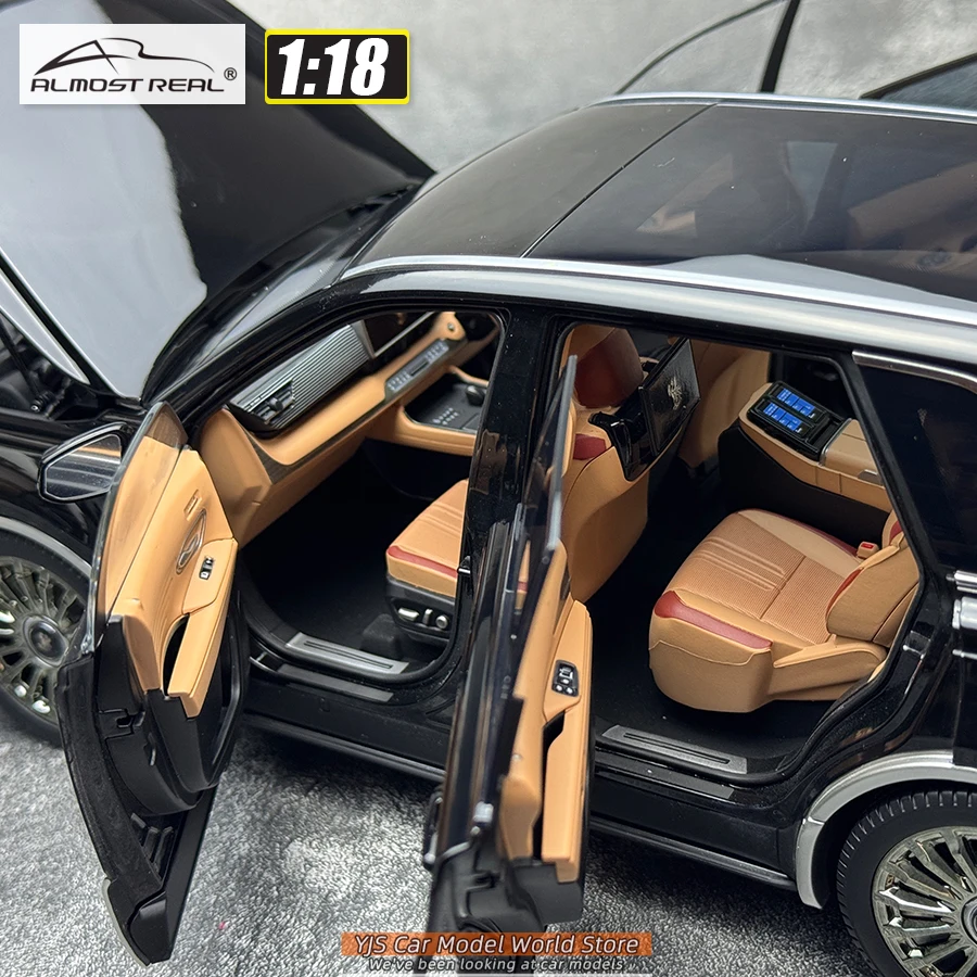 Almost Real 1/18 Toyota Century - 2023 Black x Silver RHD car