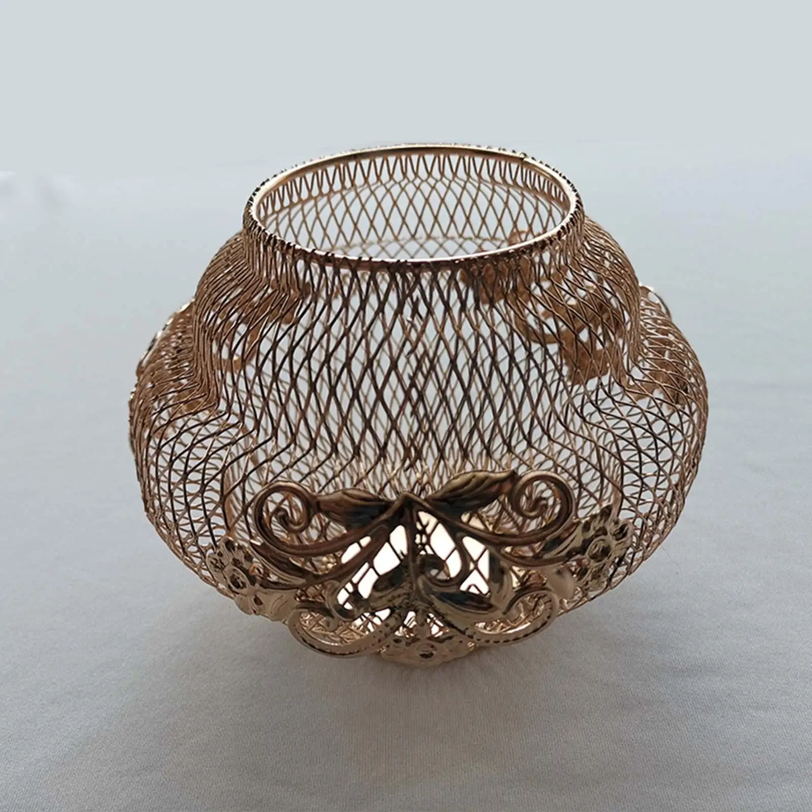 عاكس الضوء من سلك الحديد، غطاء مصباح معلق لمطعم المقهى المنزلي #1