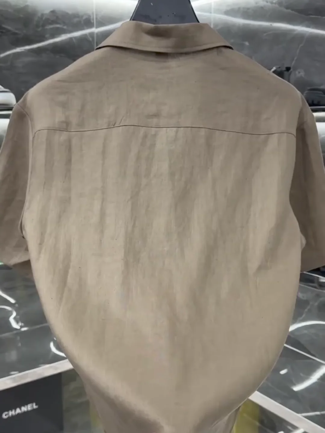 

8131 Новая летняя мужская рубашка с кубинским воротником и коротким рукавом, высококачественная, модная, стильная, легкая, роскошная рубашка