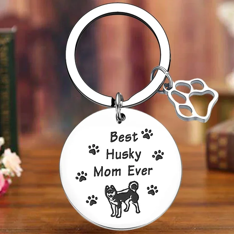 

Metal Dog Mom Gifts Keychain Dogs Lovers Dog Key Chain Pendant Pet Lovers Dog Gift