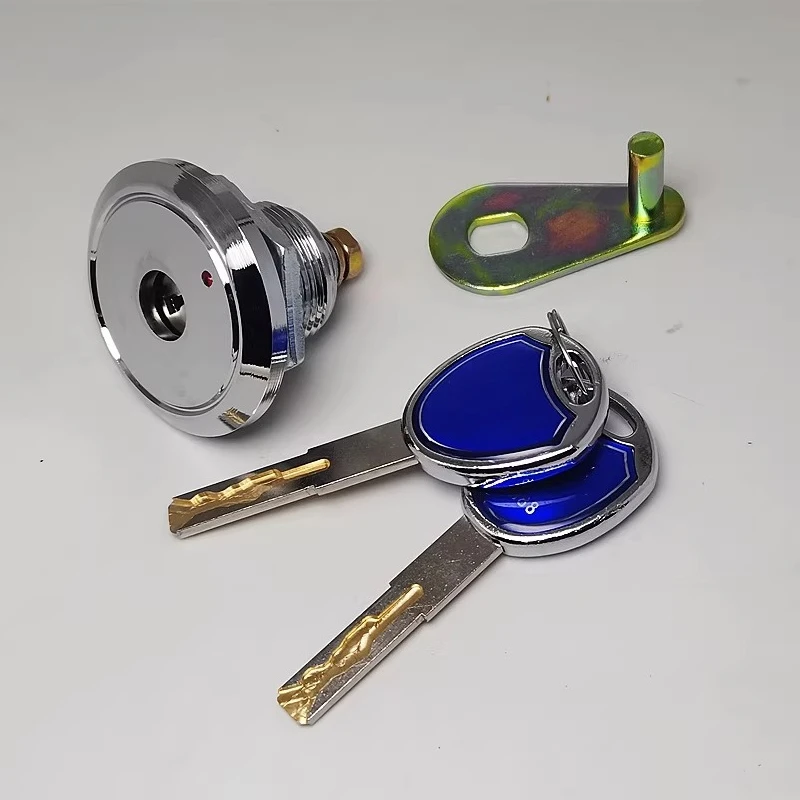 1 Set Safe External Cylinder, Grade C Internal Milling Key Deadbolt for Safe Box