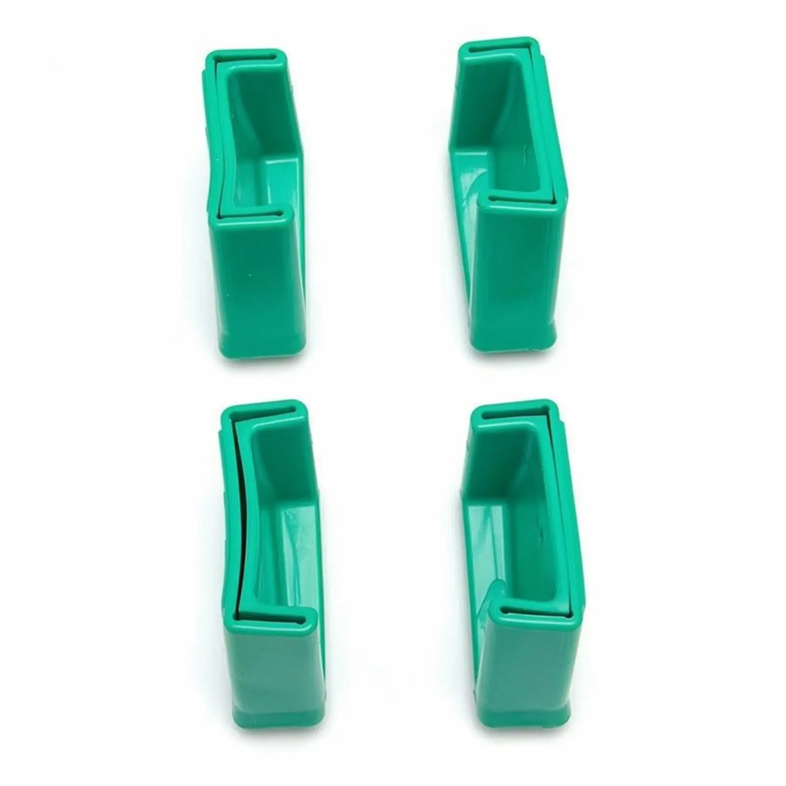 Square Aluminum Ladder Leg Floor Protector Protection Guard Foot Sleeve Scratch-Resistant Replacement Ladder-Foot Sleeve for DIY