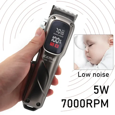 Kemei KM-1550 Триммер для волос с мощным мотором и острыми лезвиями — изображение товара