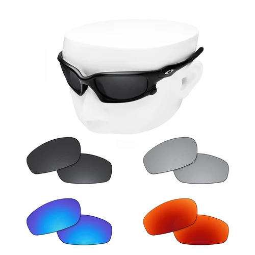 Lentes de repuesto polarizadas OOWLIT para chaqueta Oakley Split | Chaqueta dividida Corte asiático | Gafas de sol Wind Jacket - Multicolor