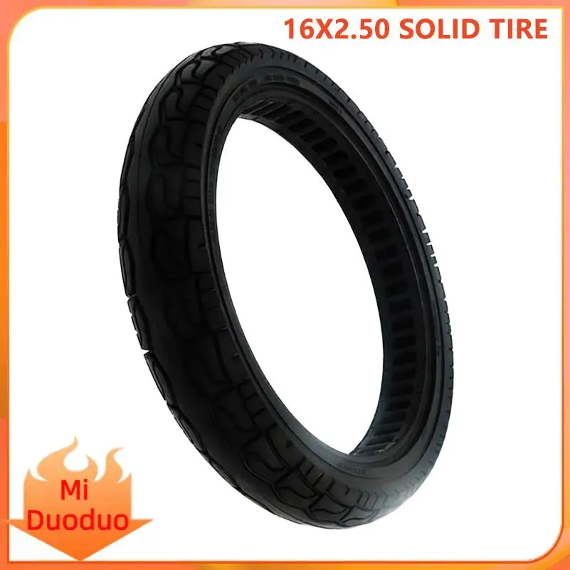 

Премиальные аксессуары для электровелосипедов: 16x2.50 цельнолитые резиновые шины с сотовой структурой
