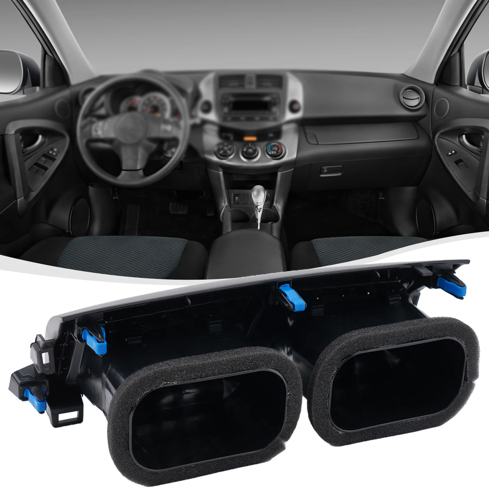 

Parts Air Dash Vents Panel Accessories Center Easy Installation Spare High Quality Long Lasting For Toyota For RAV4 2006-2012