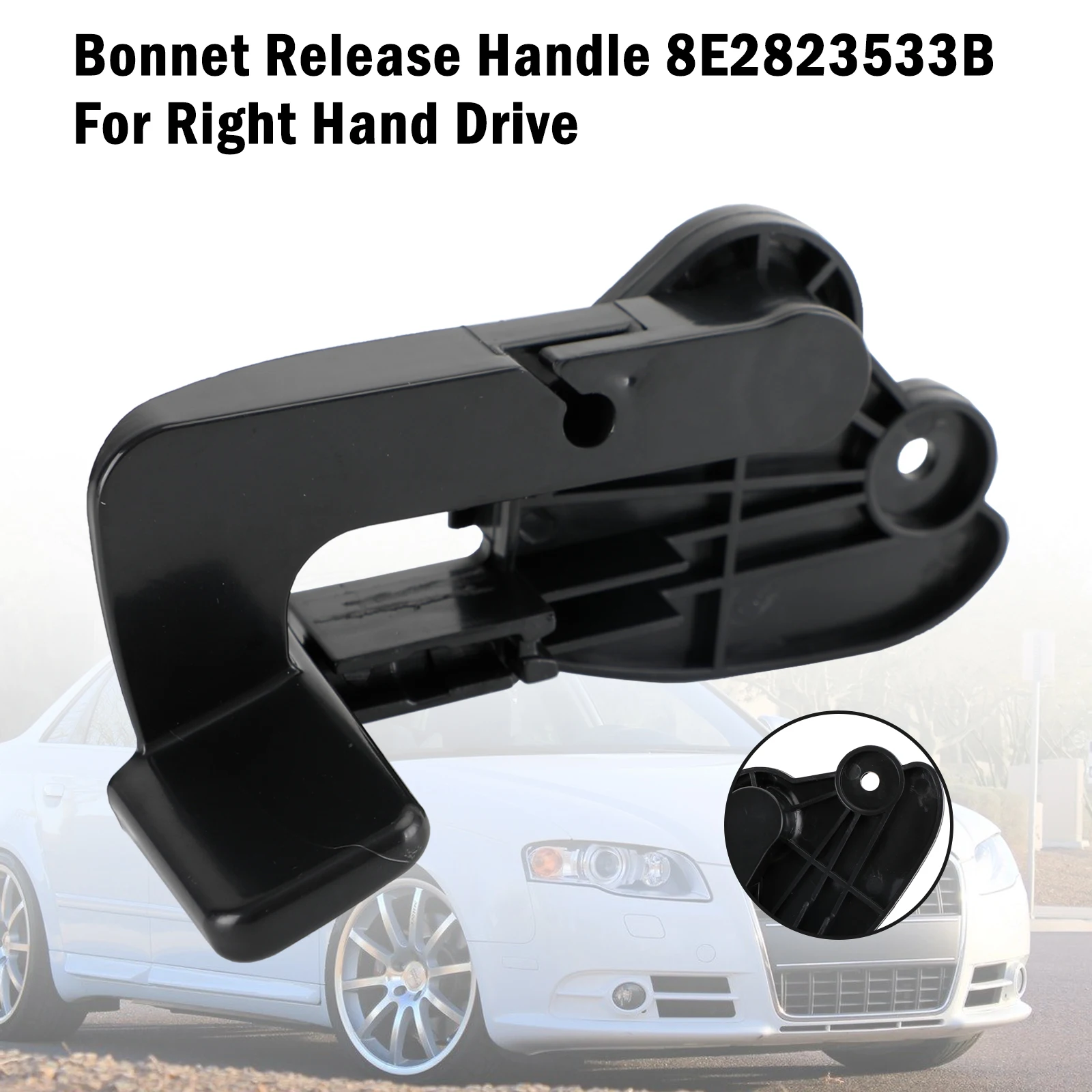 Artudatech RHD Bonnet Release Handle Lever 8E2823533B For Audi A4 B6 B7 2001-2008 Car Accessories