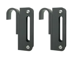 DIYHD Telescope Hook for sliding library ladder, 2 Pack
