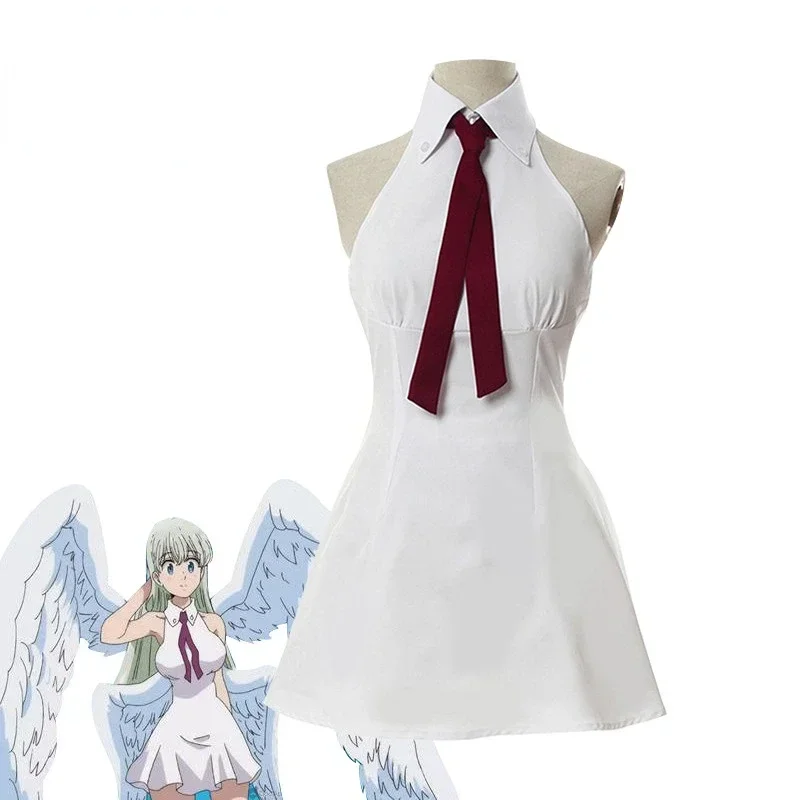 

Japanese Anime The Seven Deadly Sins Cosplay Elizabeth Liones Women Costume