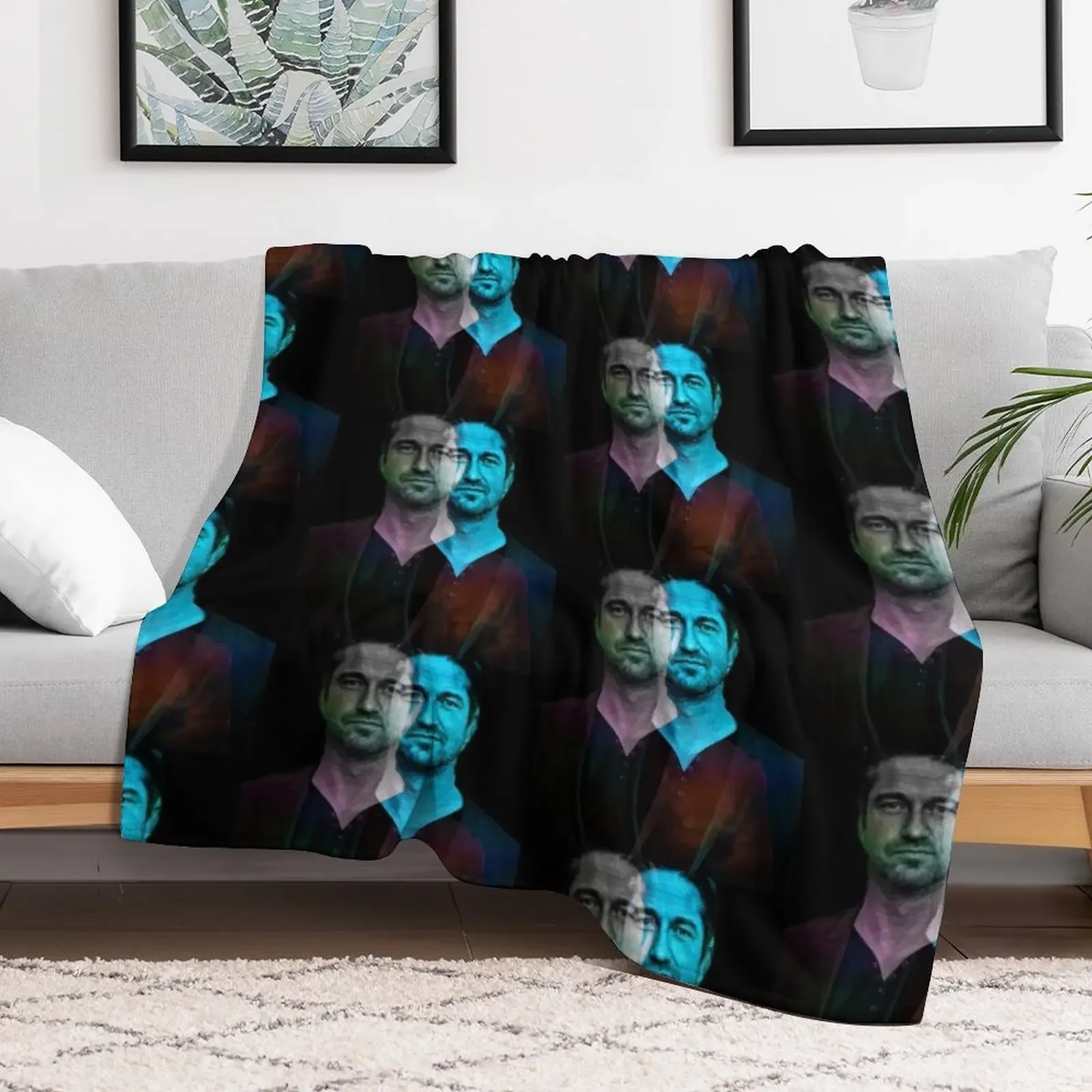 Gerard Butler Throw Blanket Decorative Beds Bed linens Blankets