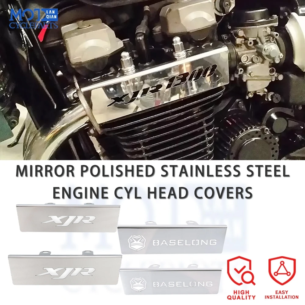 

Motorcycle Mirror Polished Engine Cylinder Head Covers For Yamaha XJR1200 / SP 1995 1996 1997 1998 1999 XJR 1300 / SP 1998-2014