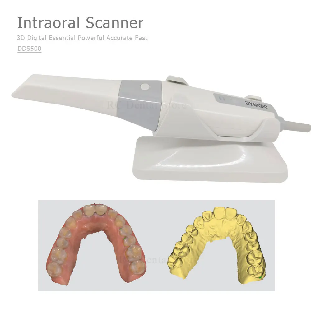 AS100 Digital Intraoral Scanner 3D Dental Sensor Scanner with Software Real Color CAD CAM Chair Side System Fast  Scanning USB