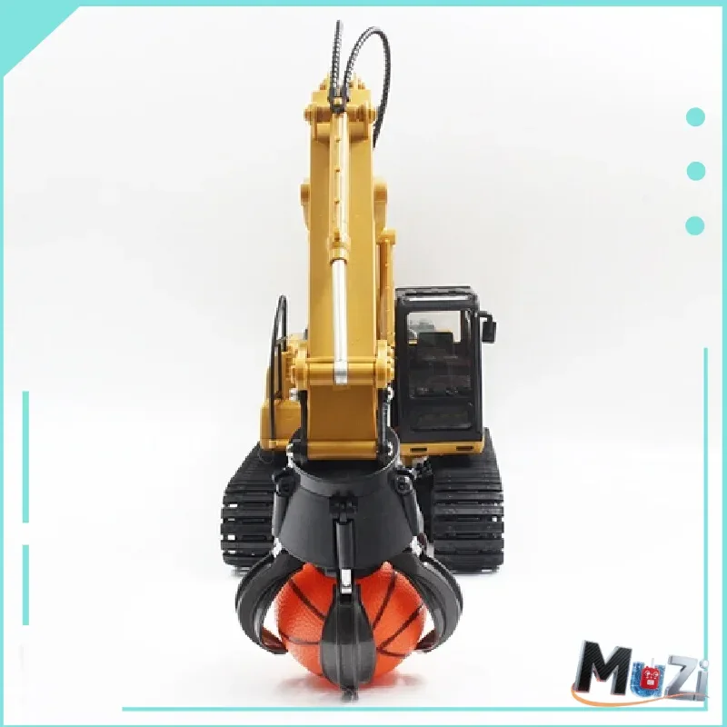 후이나 1/14 1571 16채널 합금 무선 조종 볼 그래버 엔지니어링 차량 시뮬레이션 모델 장난감 남자아이 선물 휴일 선물